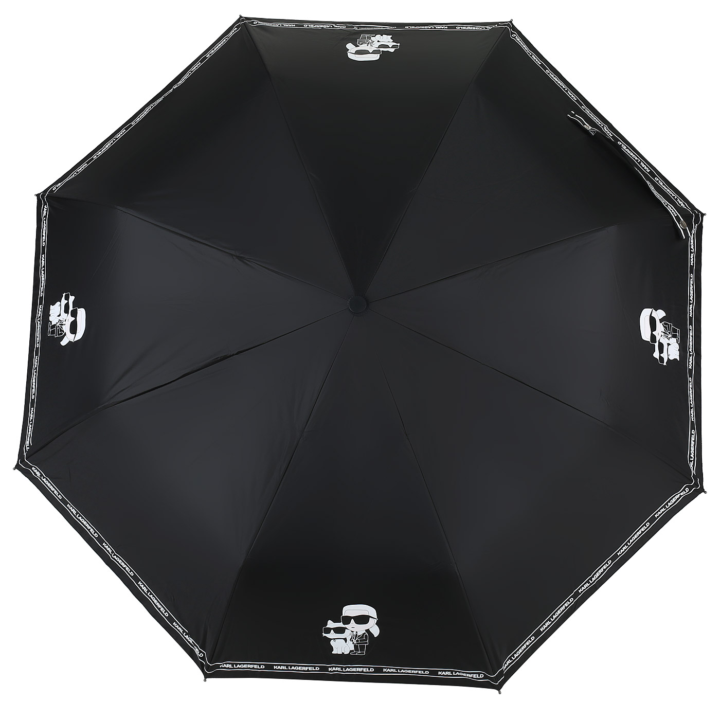 Зонт в три сложения Karl Lagerfeld Ikonik