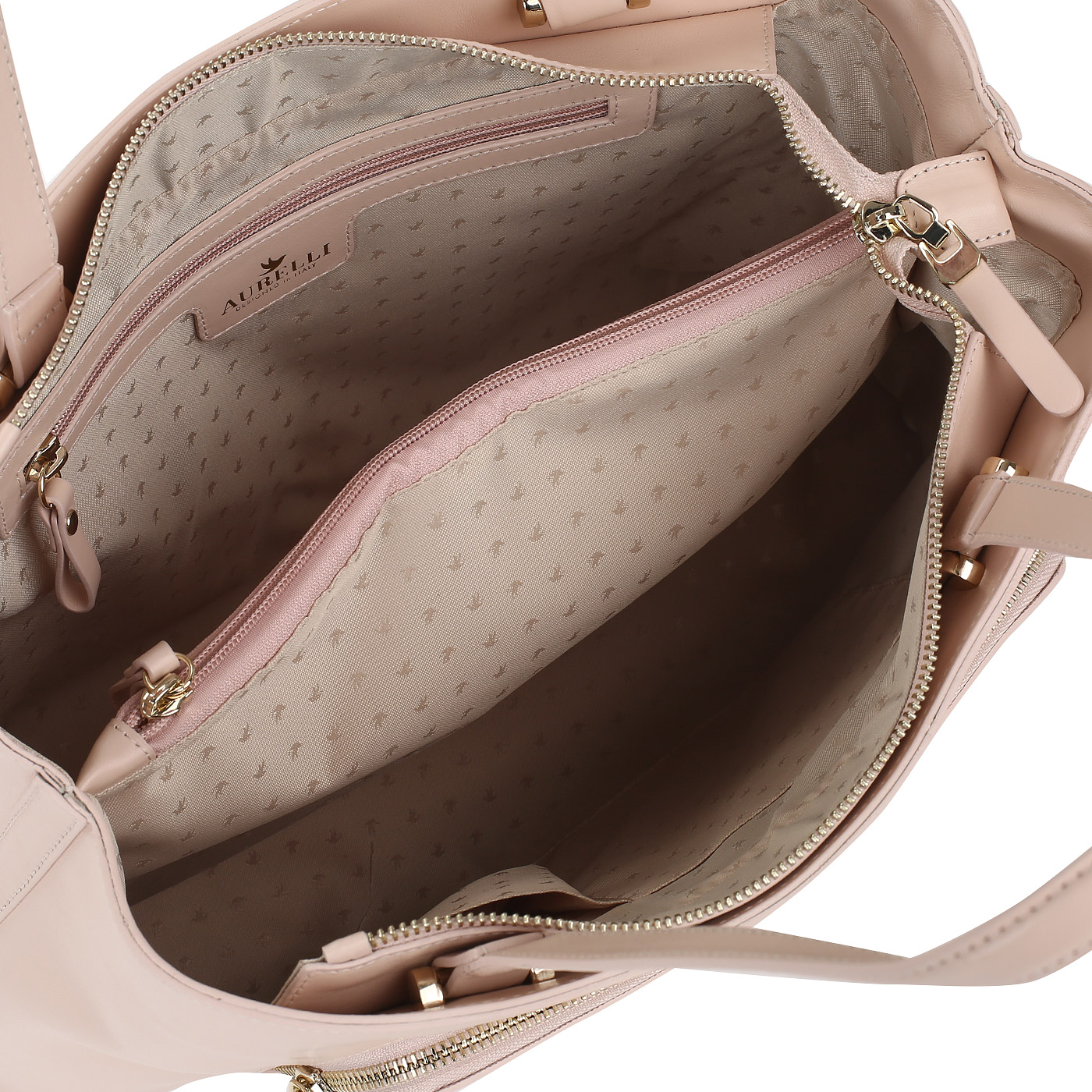 Кожаная сумка Aurelli Shine