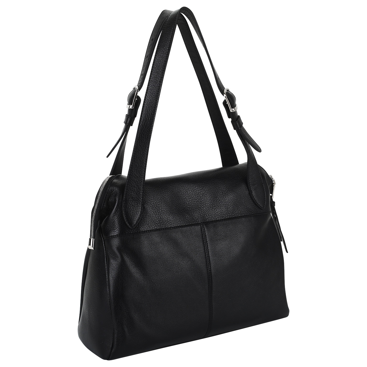 Вместительная кожаная сумка Chatte 