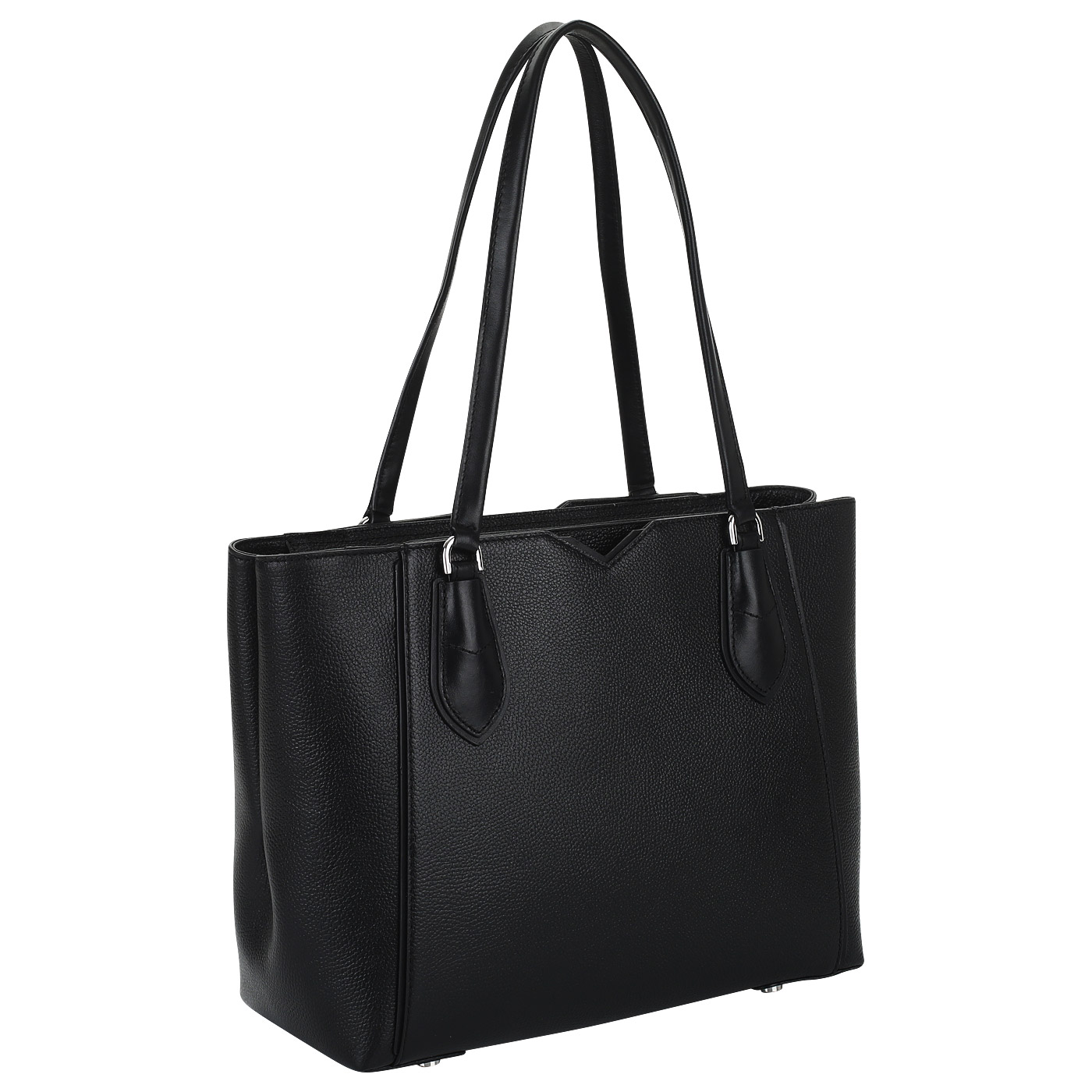 Черная сумка на молнии Michael Kors Mae