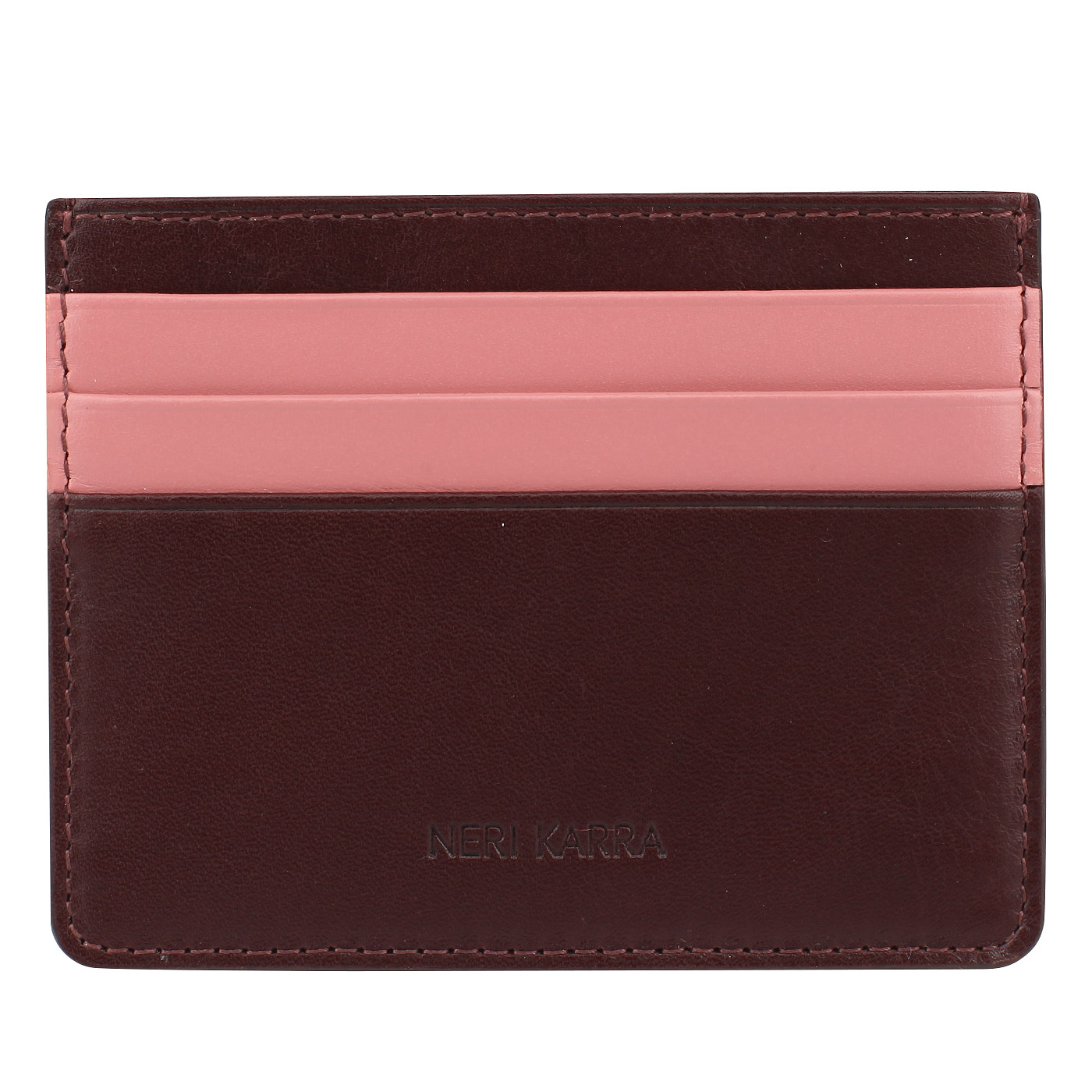 Neri Karra Компактная кожаная визитница