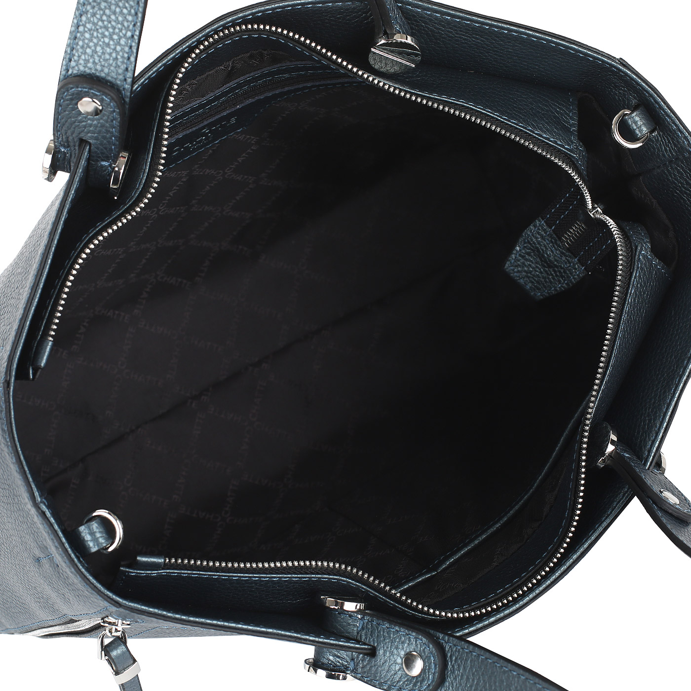 Сине-зеленая сумка Chatte 