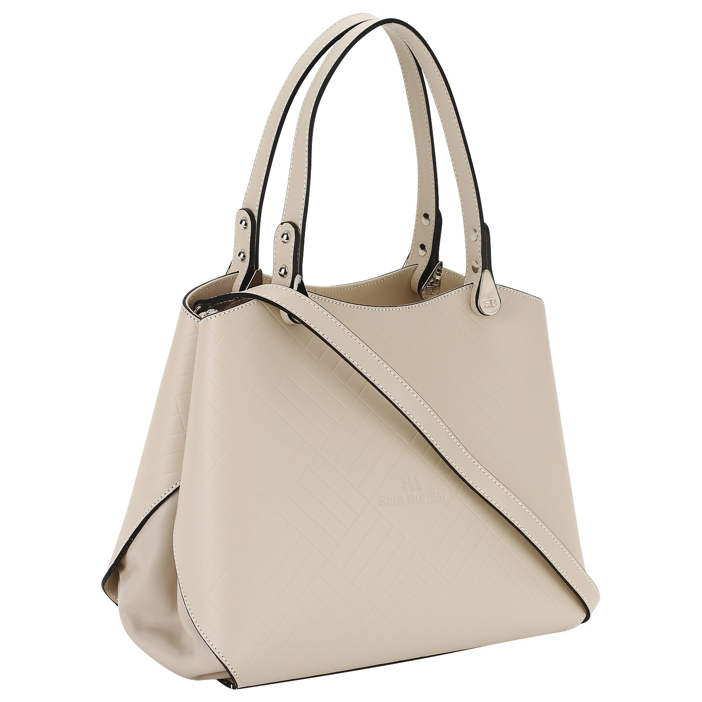 Сумка из тисненой кожи Sara Burglar Bella Dama