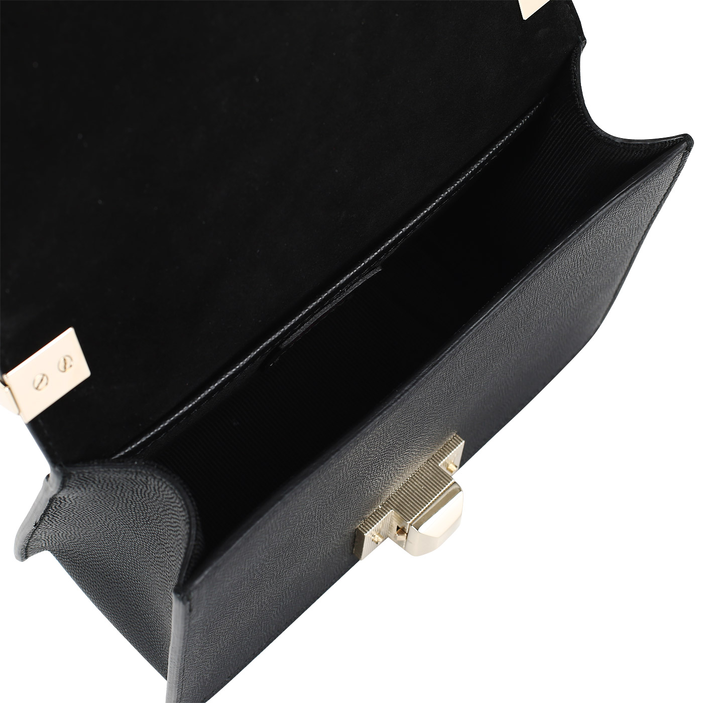 Черная сумочка через плечо Furla Mimi