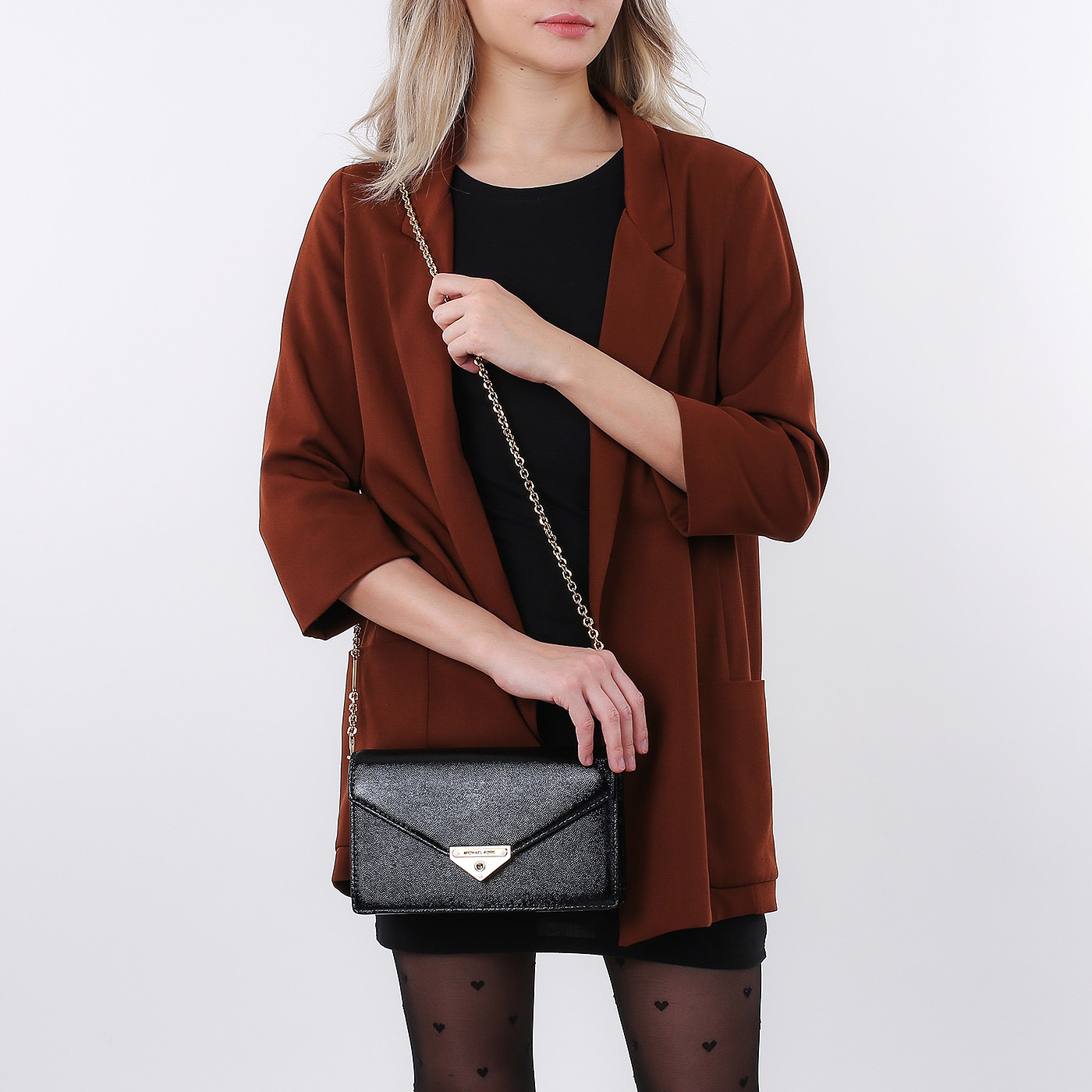 Тисненая сумочка Michael Kors Grace