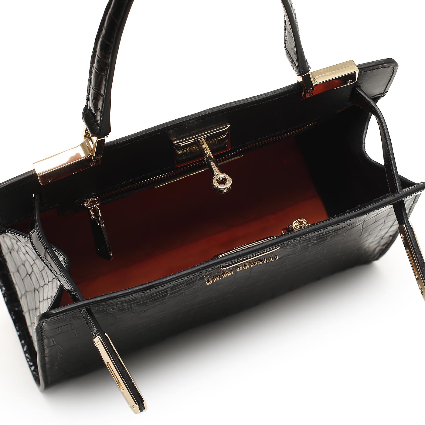 Лакированная сумка Gilda Tonelli Cocco