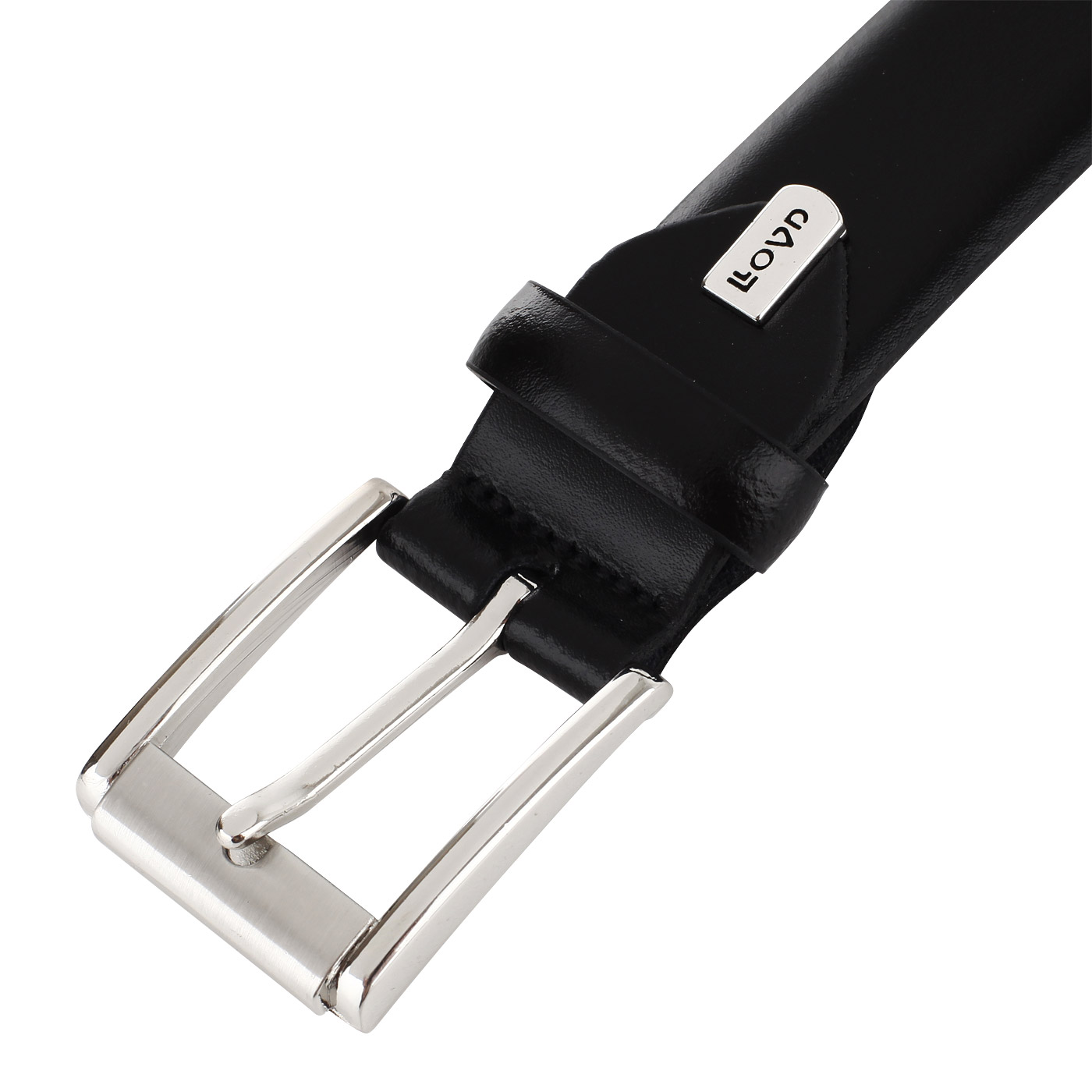 Ремень из черной кожи Lloyd 