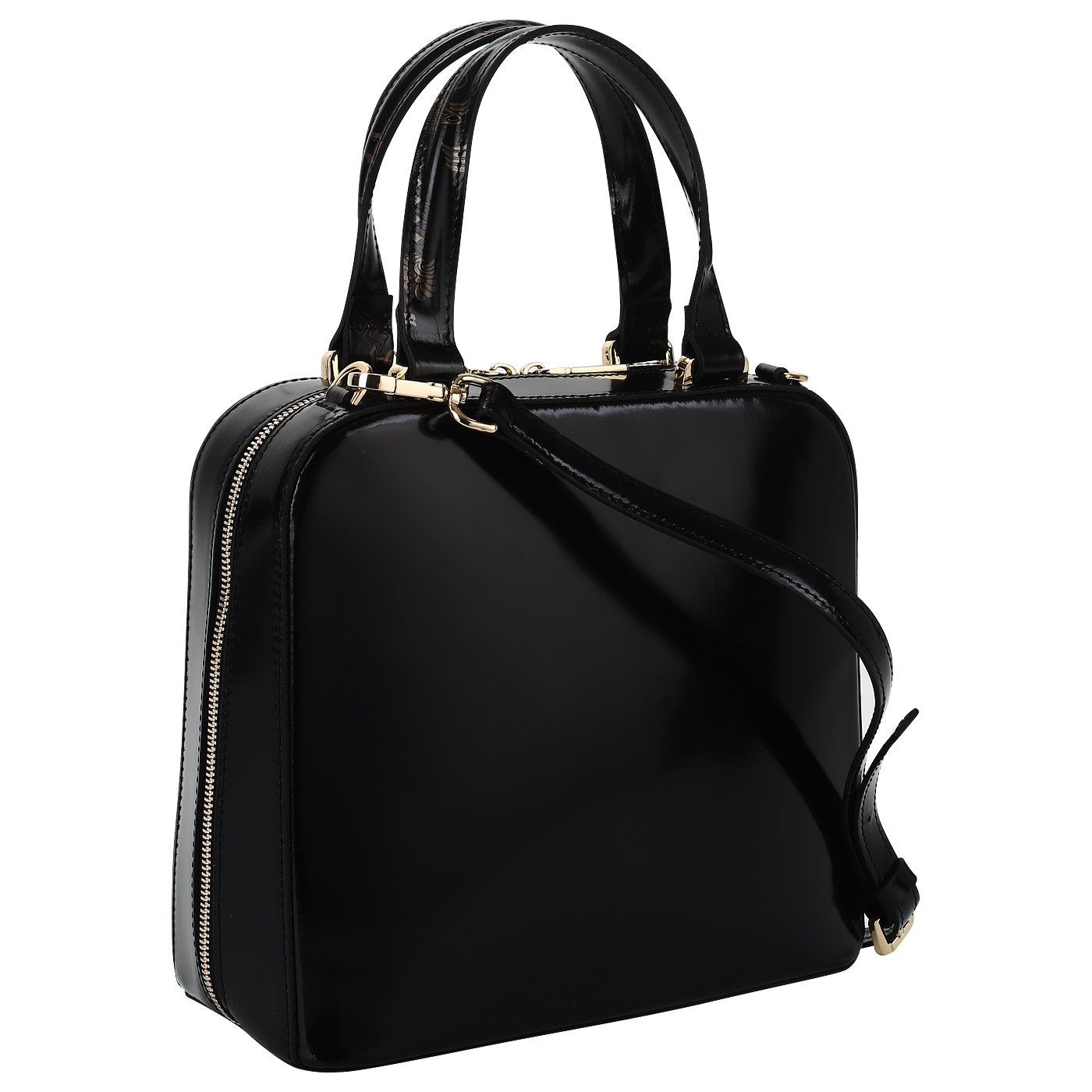 Кожаная сумка с тиснением Gilda Tonelli Pad Chiavi