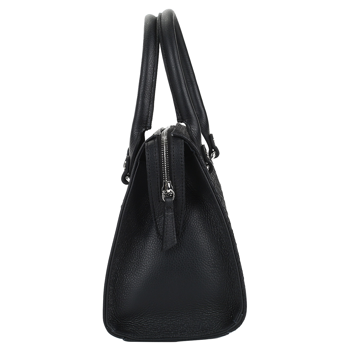 Кожаная сумка с вышивкой Marina Creazioni 