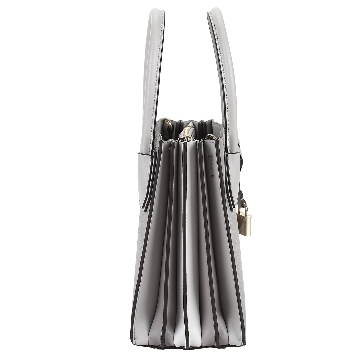 Сумочка из серой кожи Michael Kors Mercer