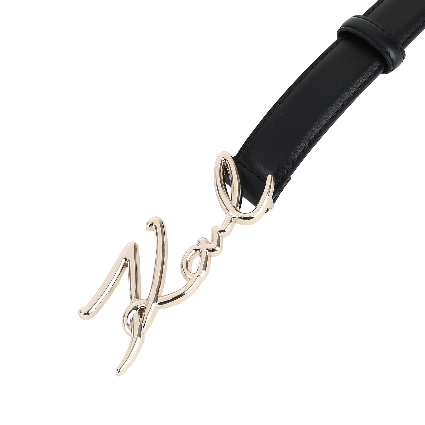 Ремень из гладкой кожи Karl Lagerfeld Signature
