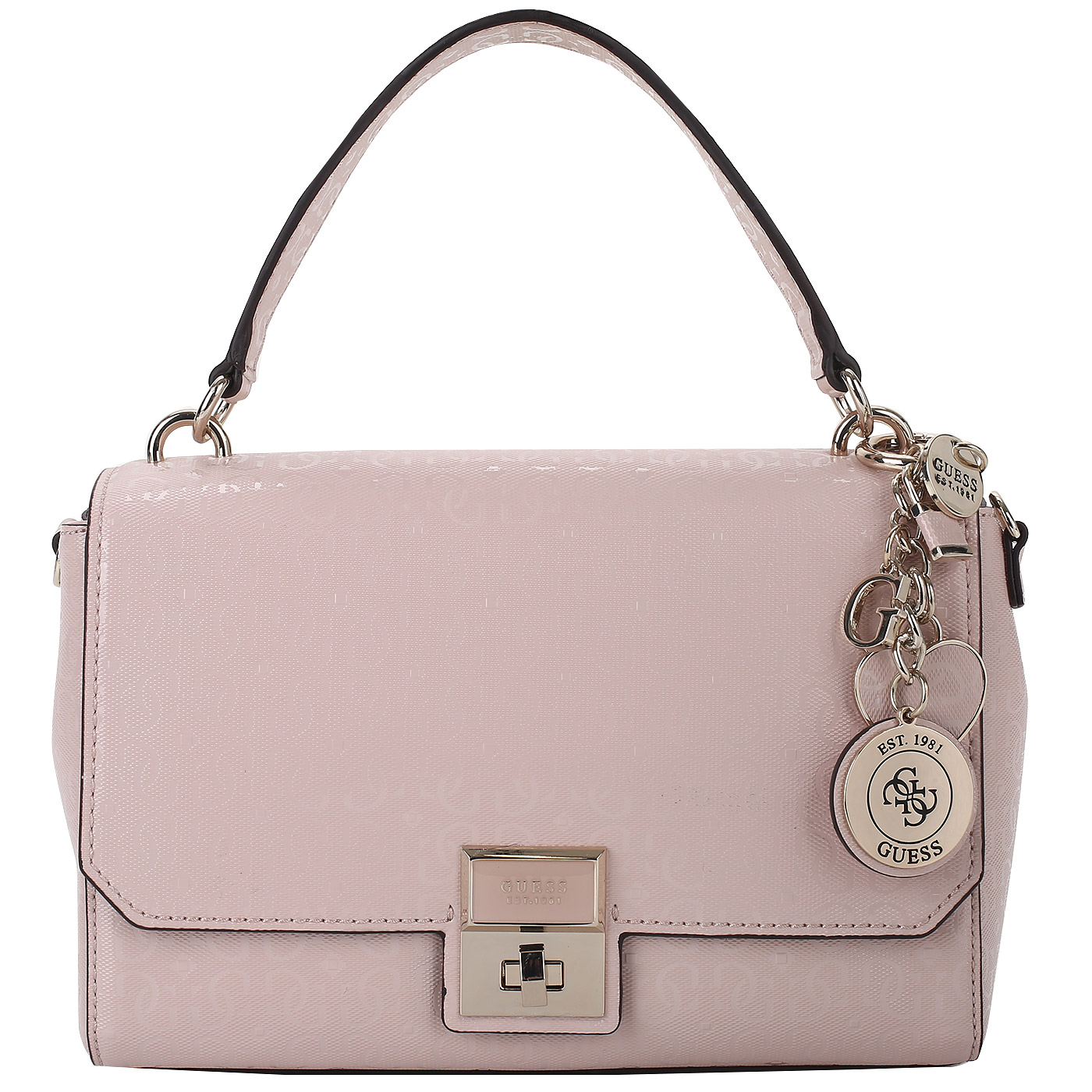 Guess Тисненая сумка-сэтчел