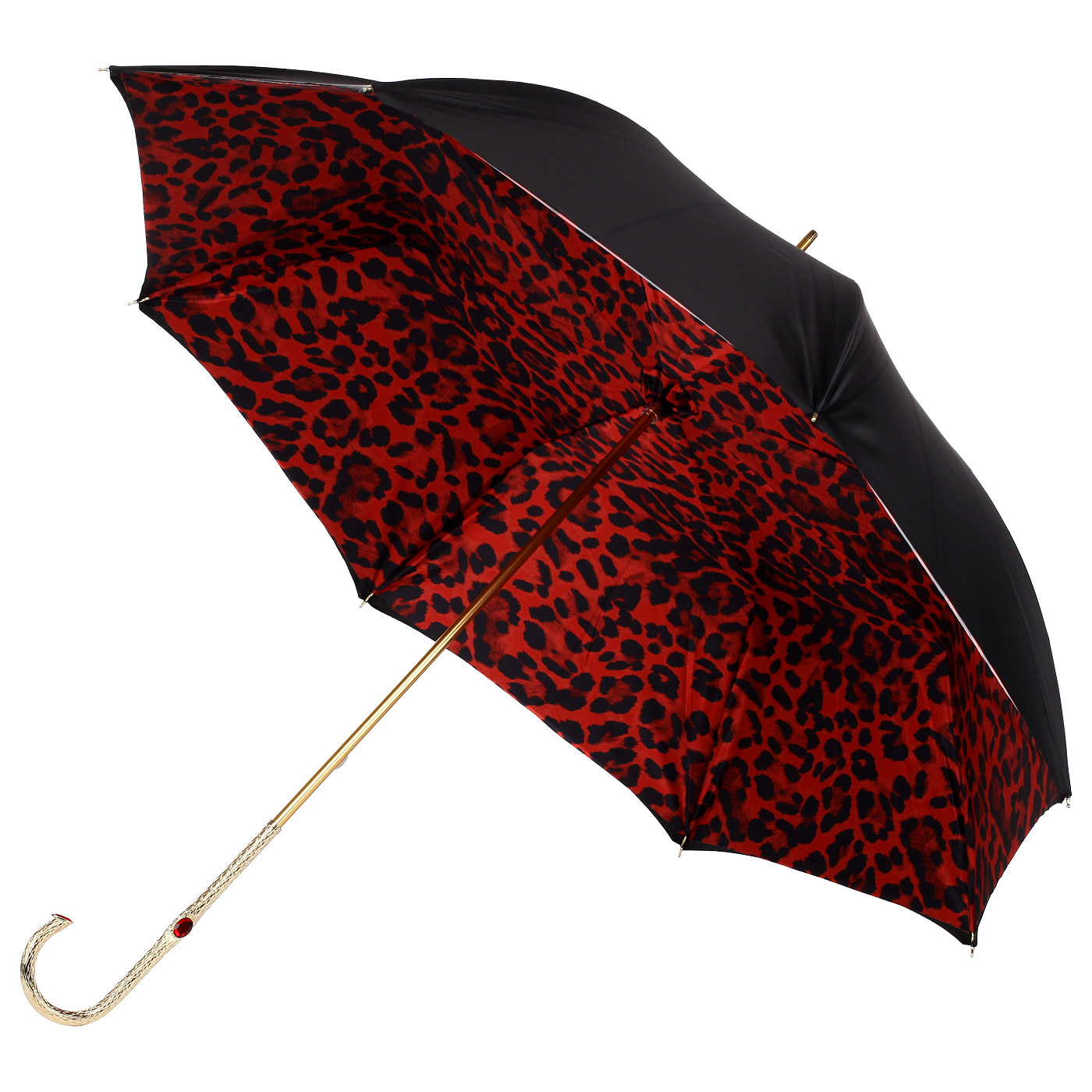 Pasotti Черный зонт-трость