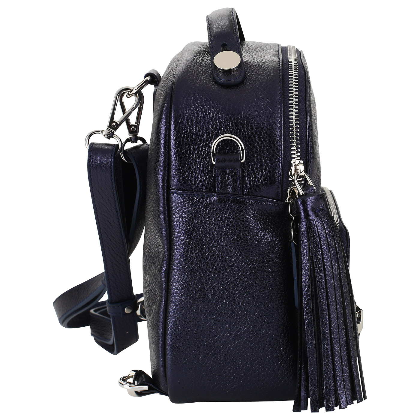 Женский рюкзачок из синей кожи Aurelli 