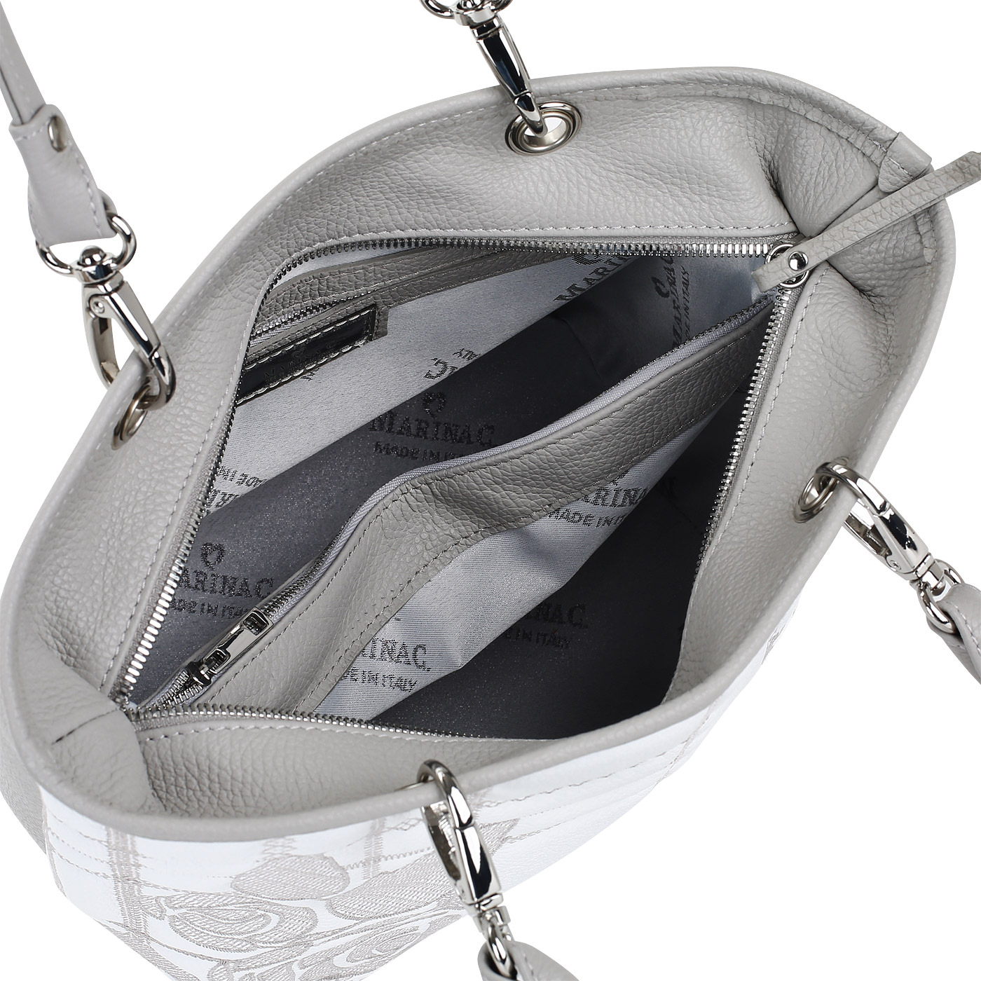 Классическая сумка на молнии Marina Creazioni 