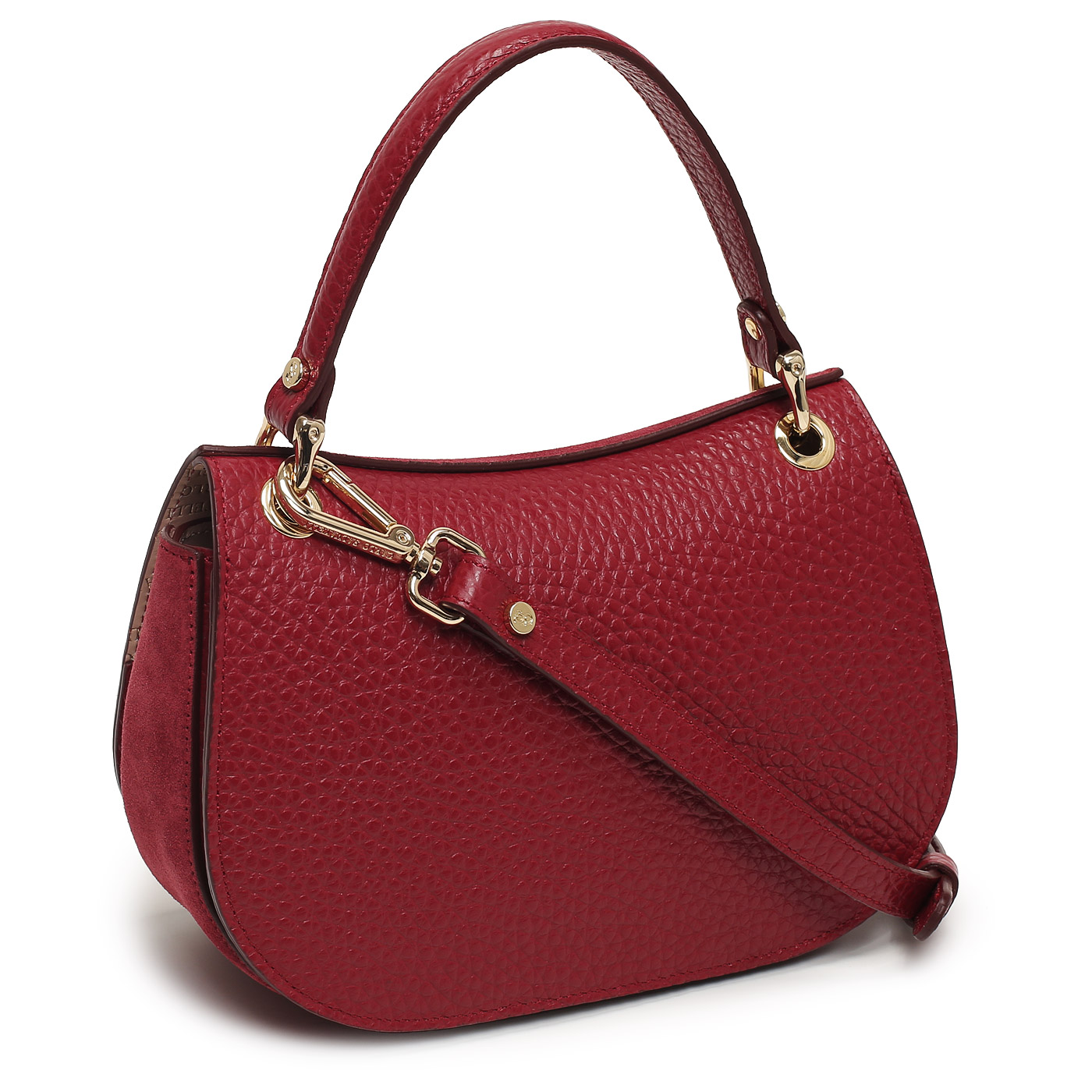 Кожаная сумка Carlo Salvatelli Madeleine camoscio