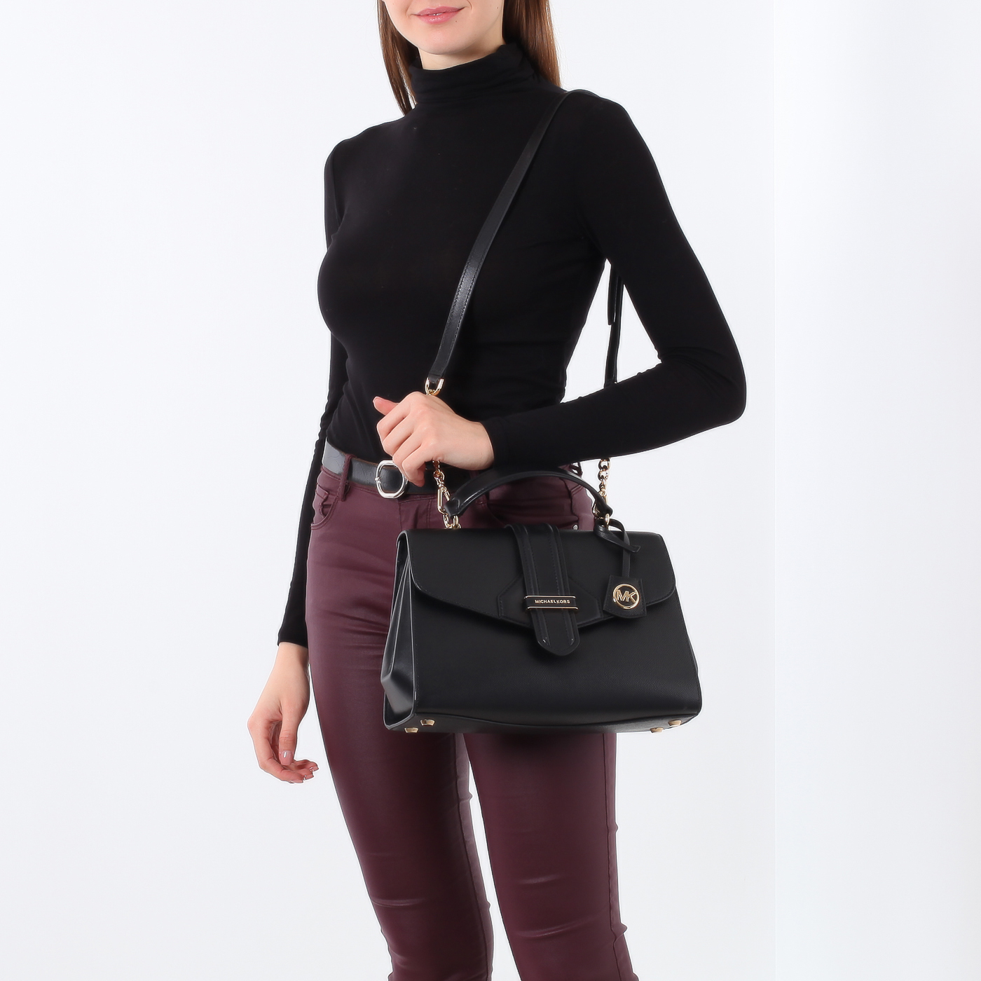 Сумка с брелоком Michael Kors Bleecker