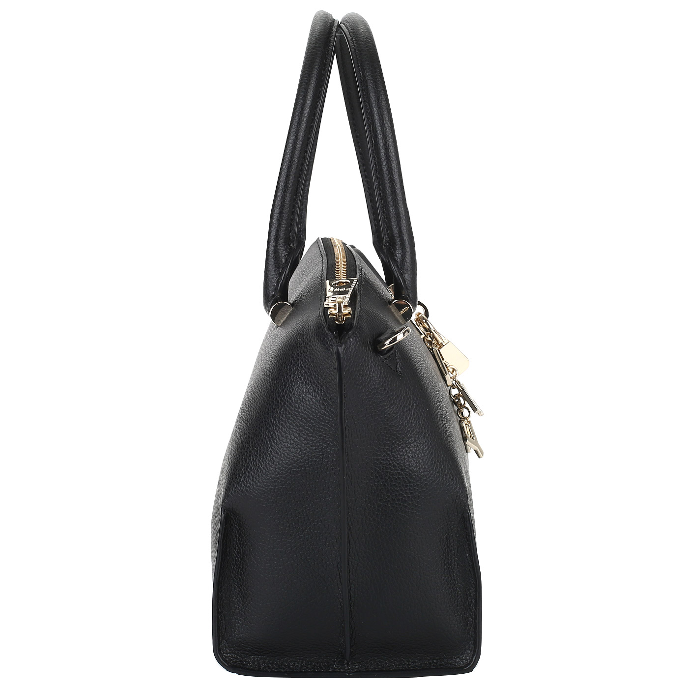 Кожаная сумка на молнии DKNY Elissa