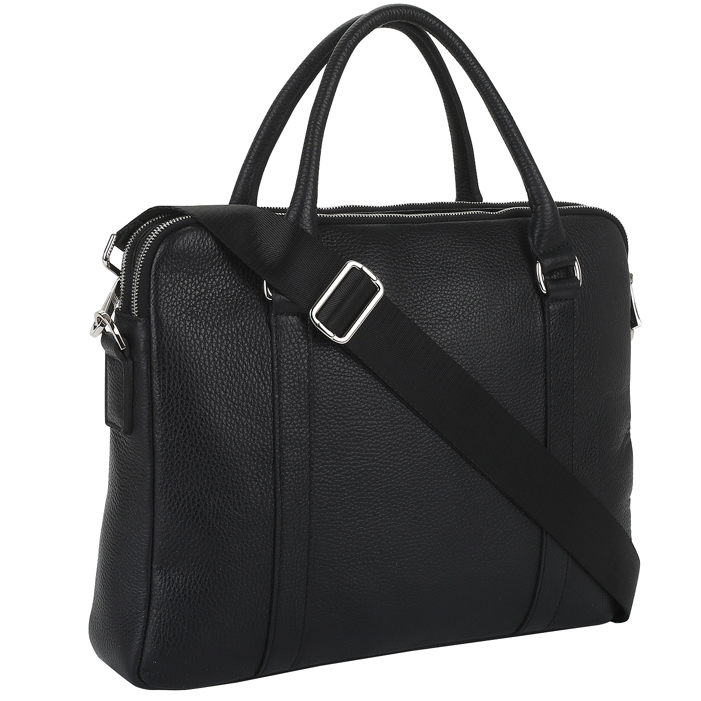 Деловая сумка из зернистой кожи Stevens 