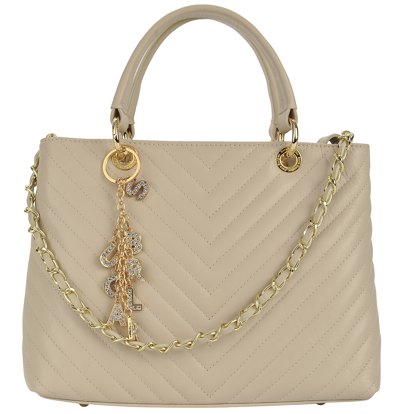 Sara Burglar Женская стеганая сумочка из натуральной кожи