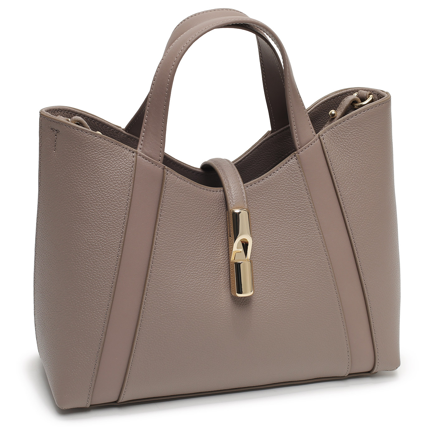 Кожаная сумка Furla Goccia