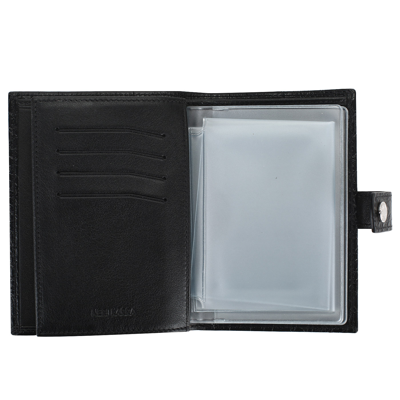 Обложка для паспорта и автодокументов с отделом для купюр Neri Karra 