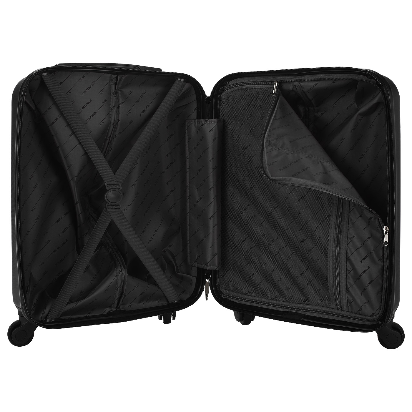 Чемодан маленький S из ABS-пластика с кодовым замком Teckel Horizont