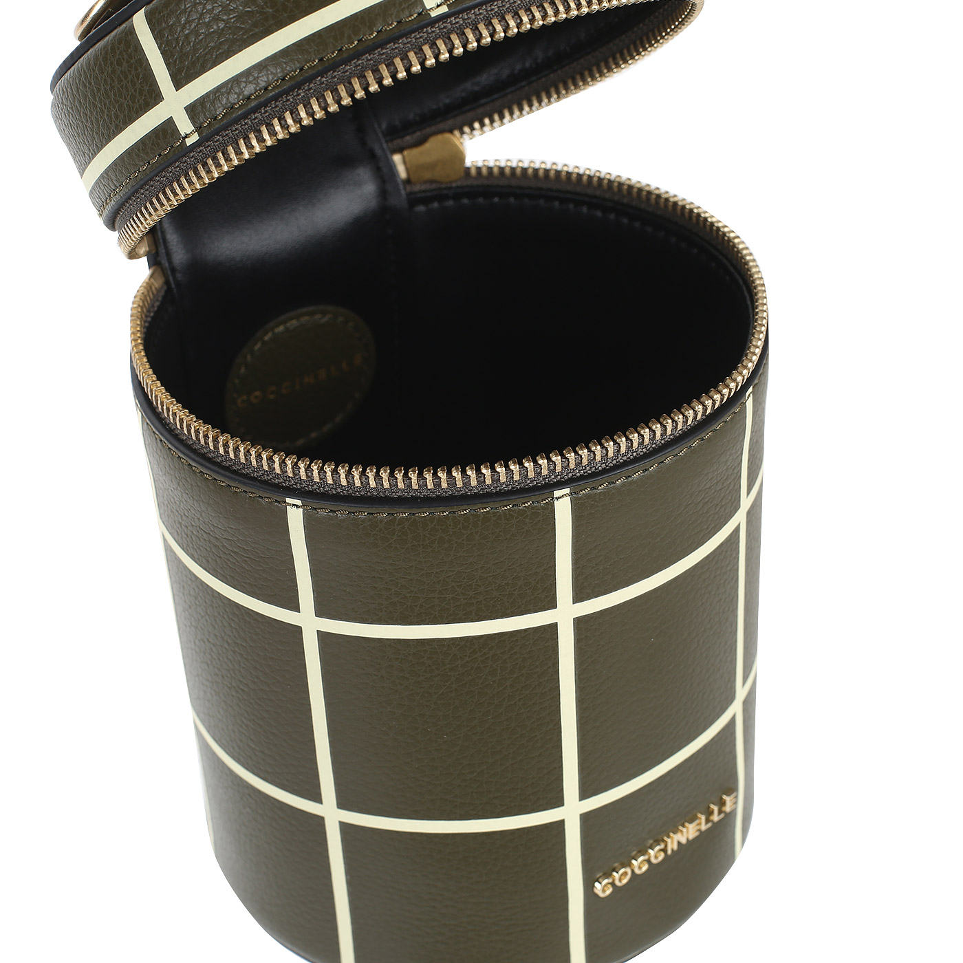 Цилиндрическая сумочка Coccinelle Sonny Square tiles print