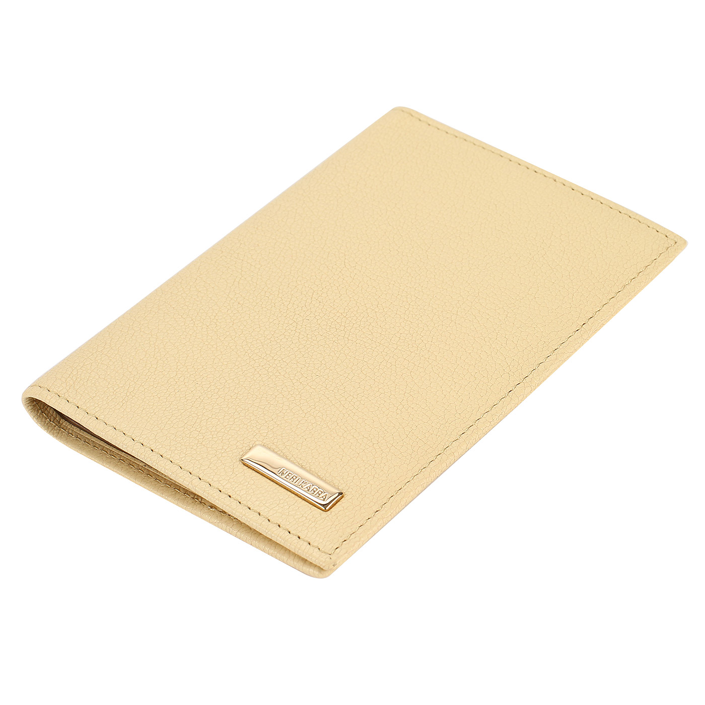 Желтая обложка для паспорта Neri Karra 