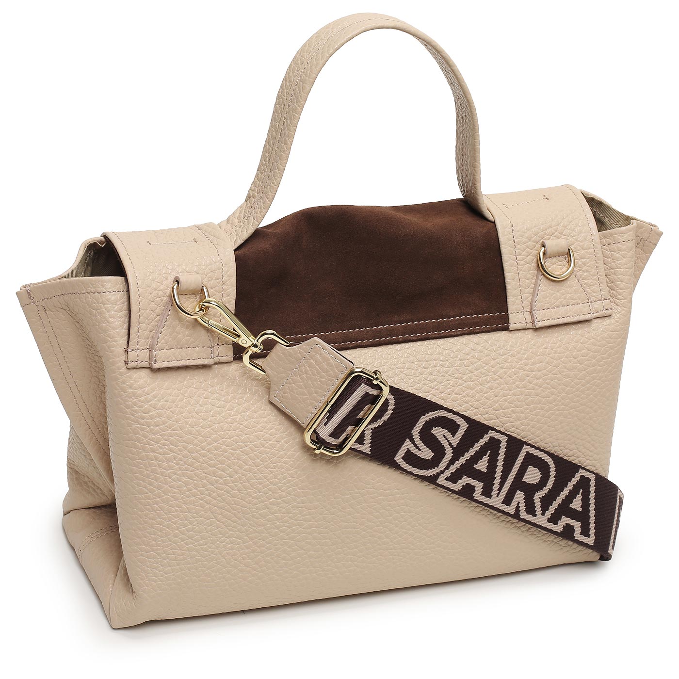 Кожаная сумка Sara Burglar Hellen Safari