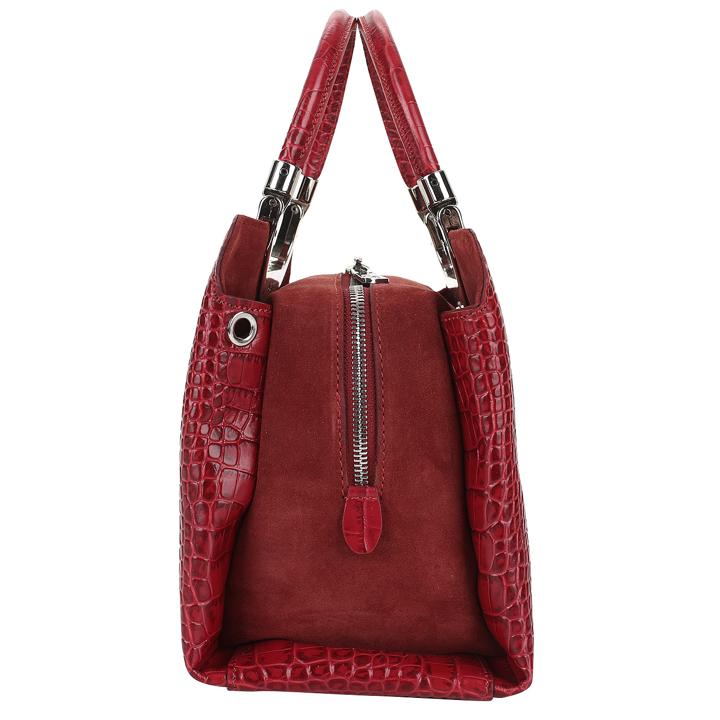 Красная сумочка с тремя отделами Gilda Tonelli Brunello Cam