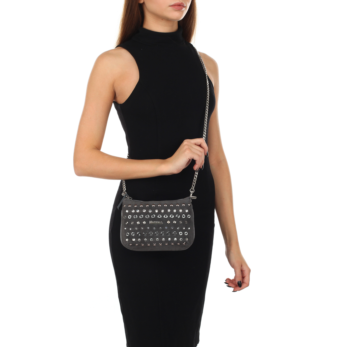 Сумочка со съемной цепочкой Marina Creazioni 