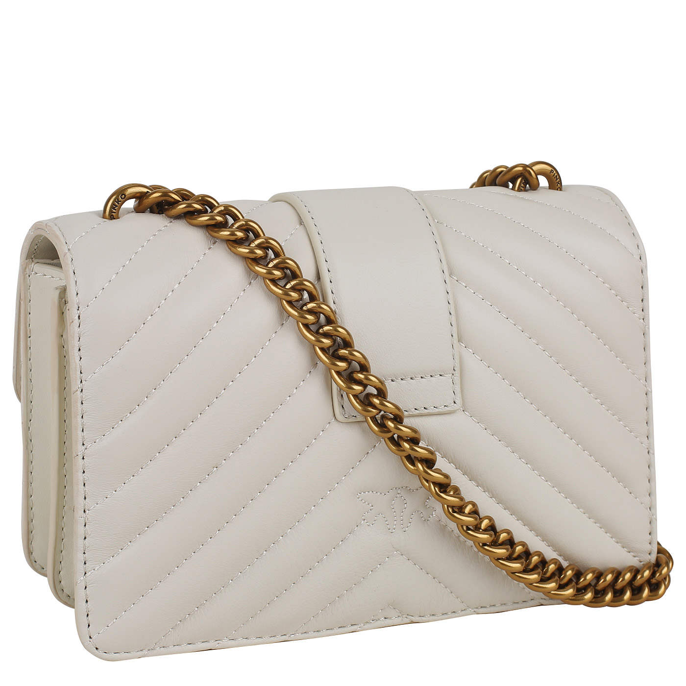 Сумка через плечо с цепочкой Pinko Love Icon