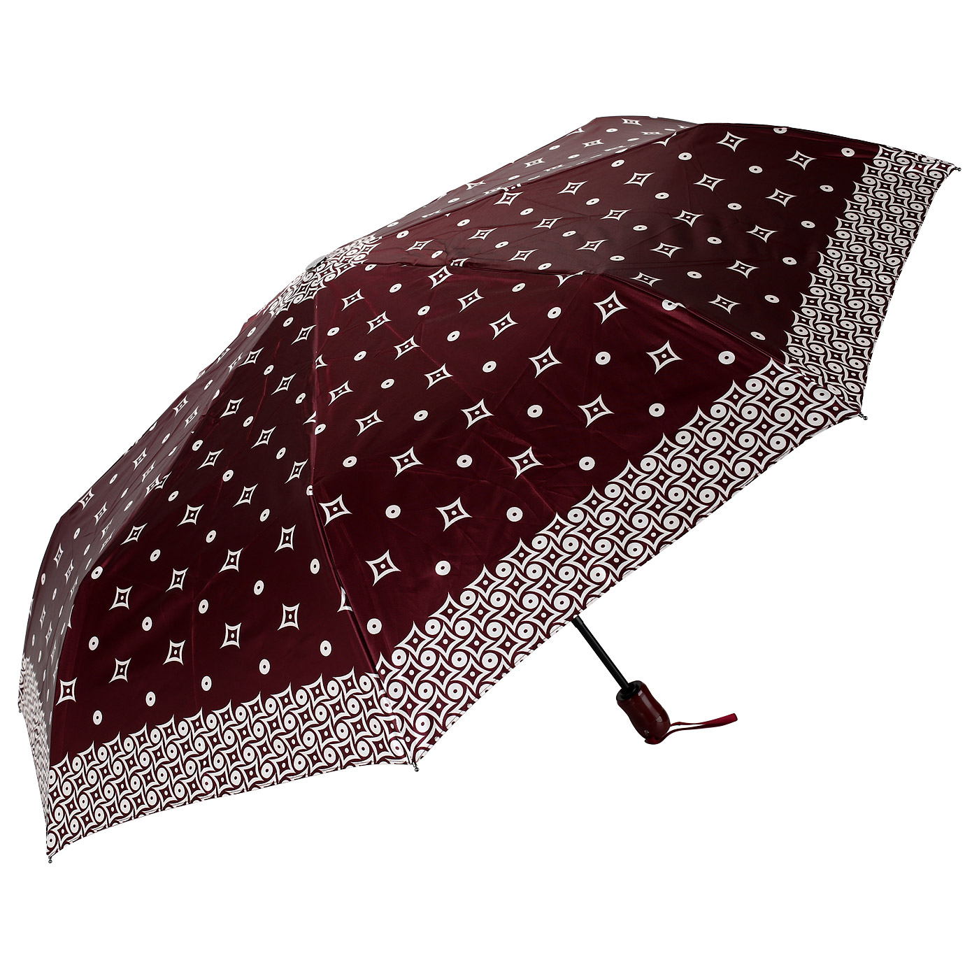 Doppler Бордовый женский зонт