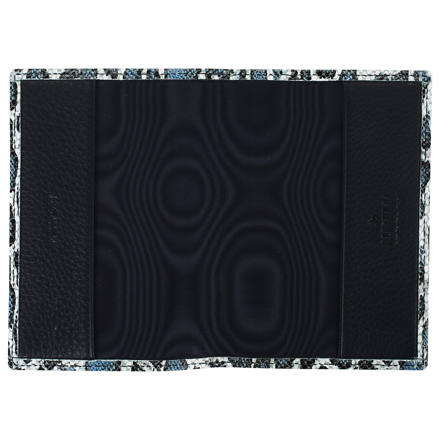 Обложка для паспорта с отделкой под кожу ящера Aurelli Exotic