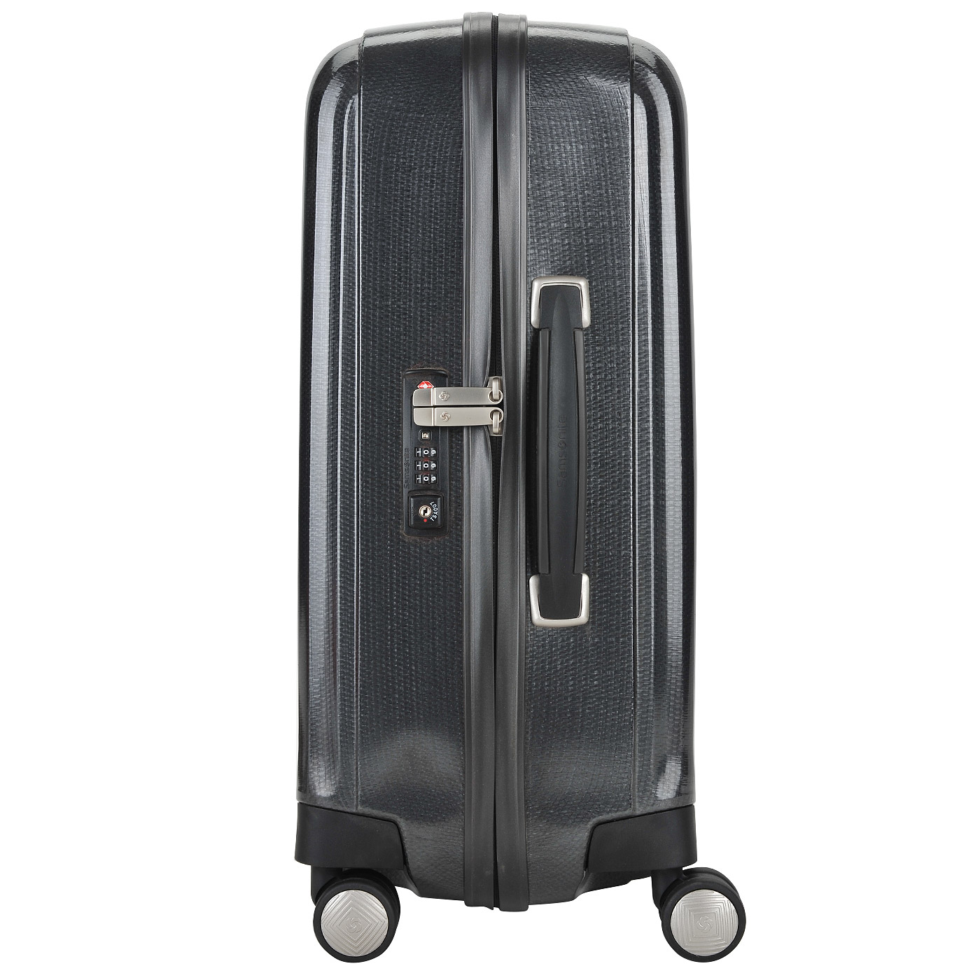Чемодан маленький S из материала Curv с кодовым замком Samsonite Lite-Cube