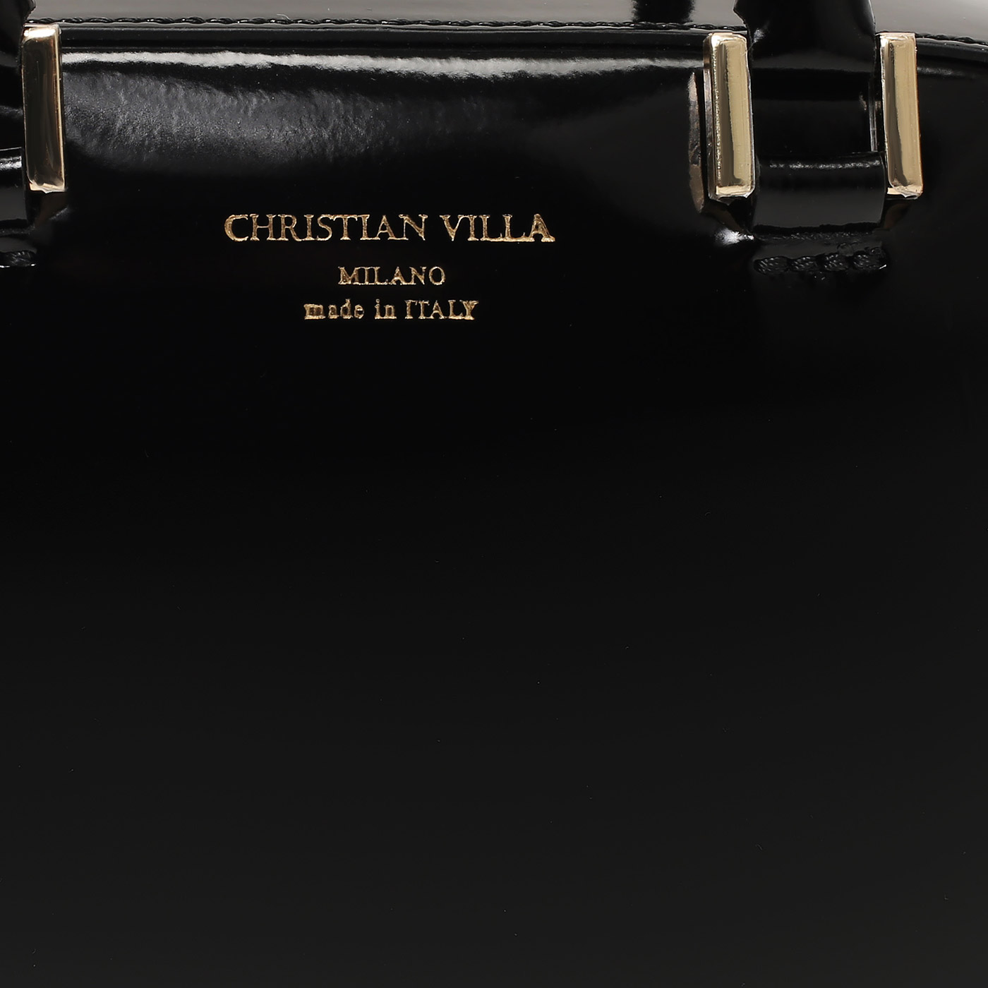 Глянцевая сумка Christian Villa Vitello Specchio