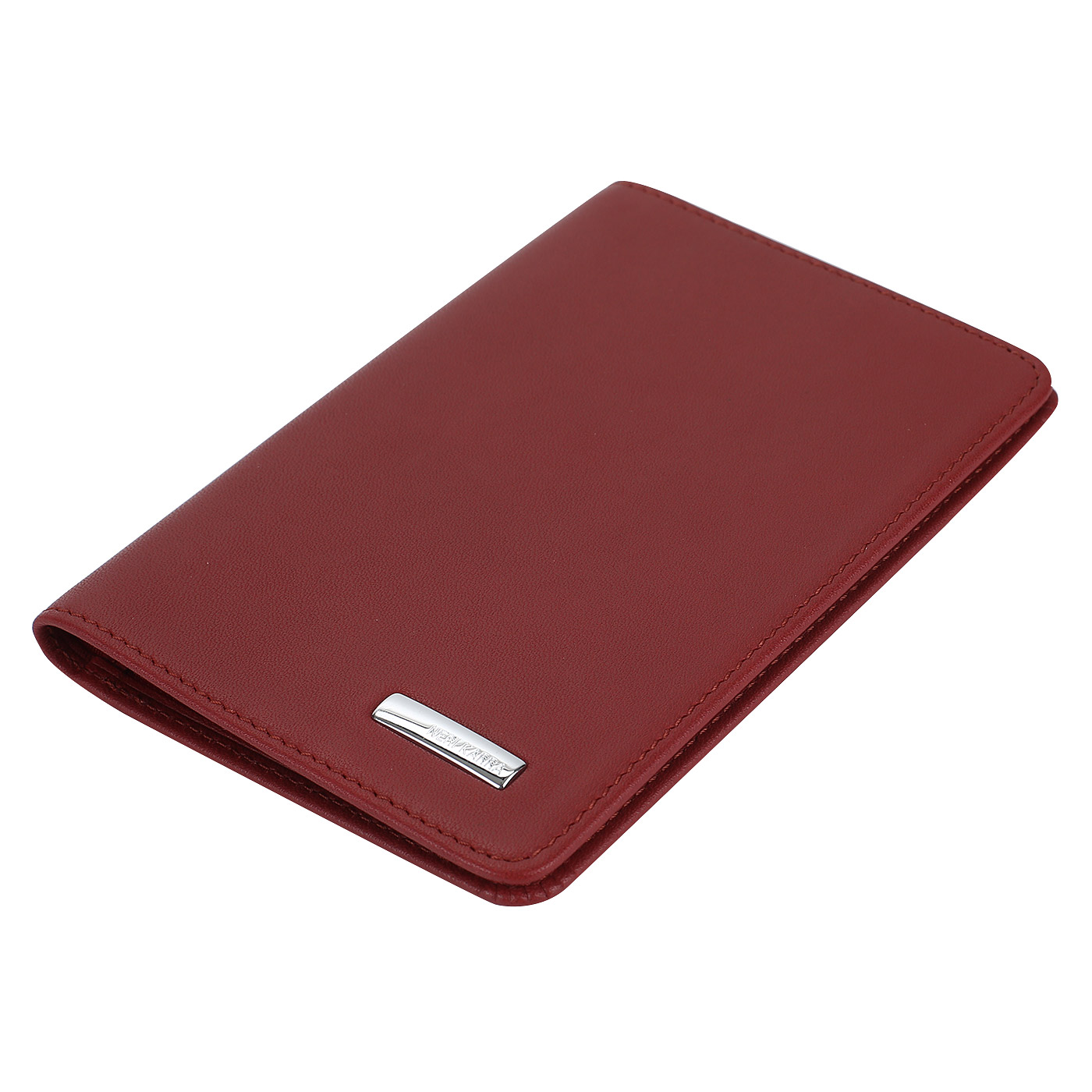 Обложка для паспорта из гладкой кожи Neri Karra 