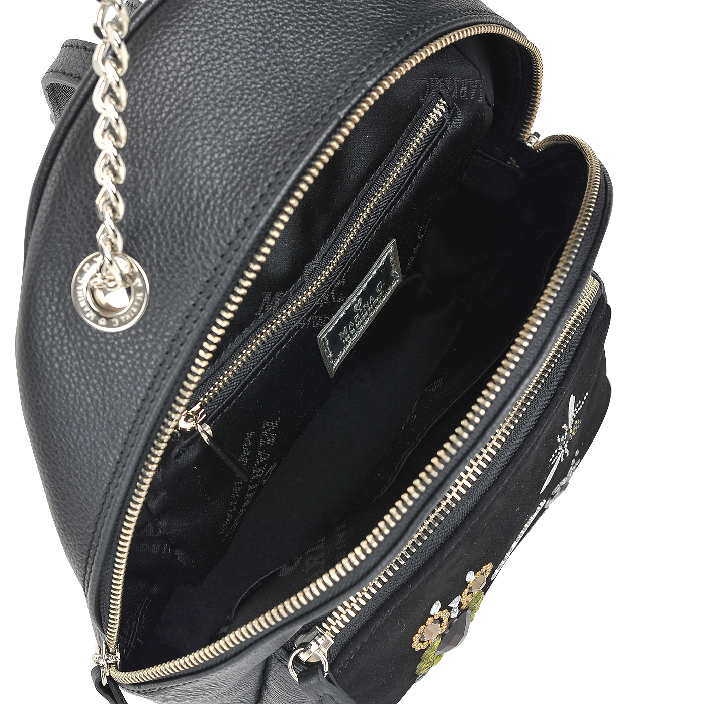 Женский рюкзак из кожи и замши Marina Creazioni 