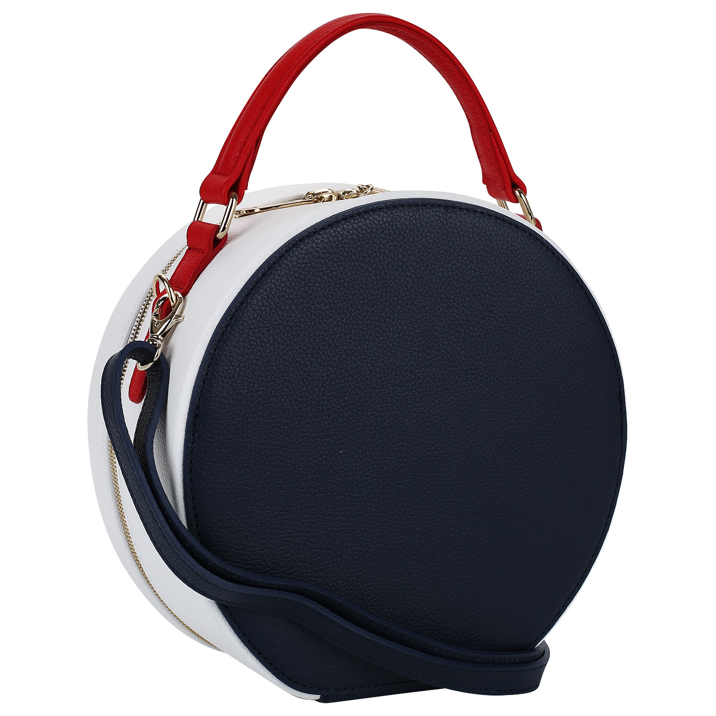 Круглая сумка с плечевым ремешком Marina Creazioni 