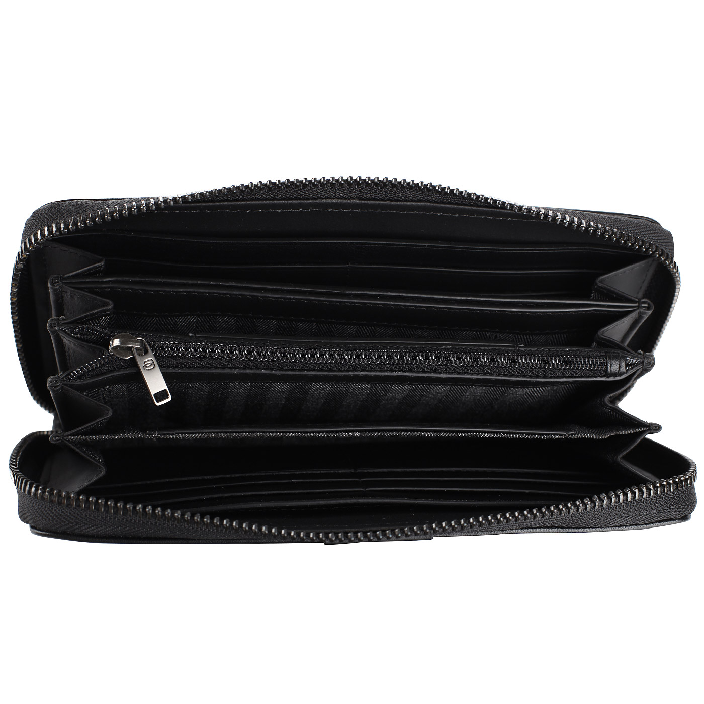 Портмоне из черной кожи Piquadro Cube