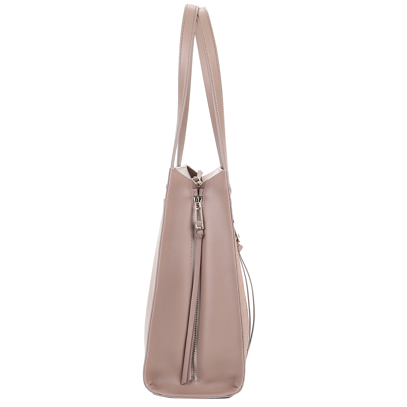 Сумка из кожи и замши Aurelli 