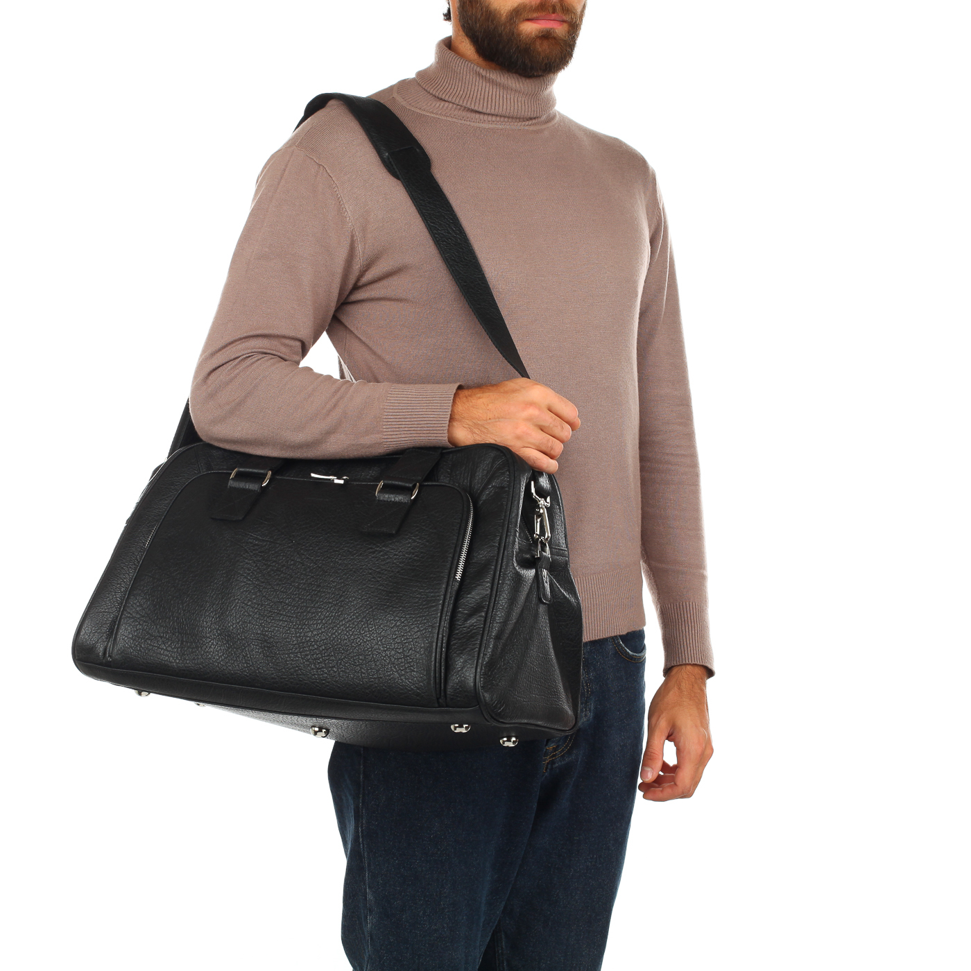 Кожаная дорожная сумка Stevens 