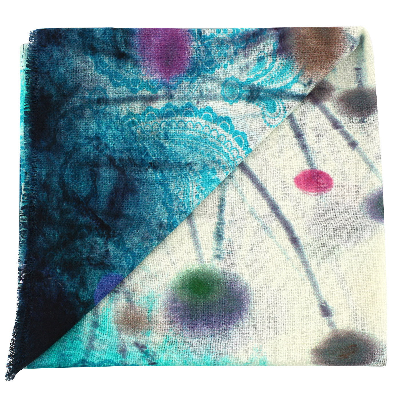 Палантин из шерсти с принтом Dispacci 