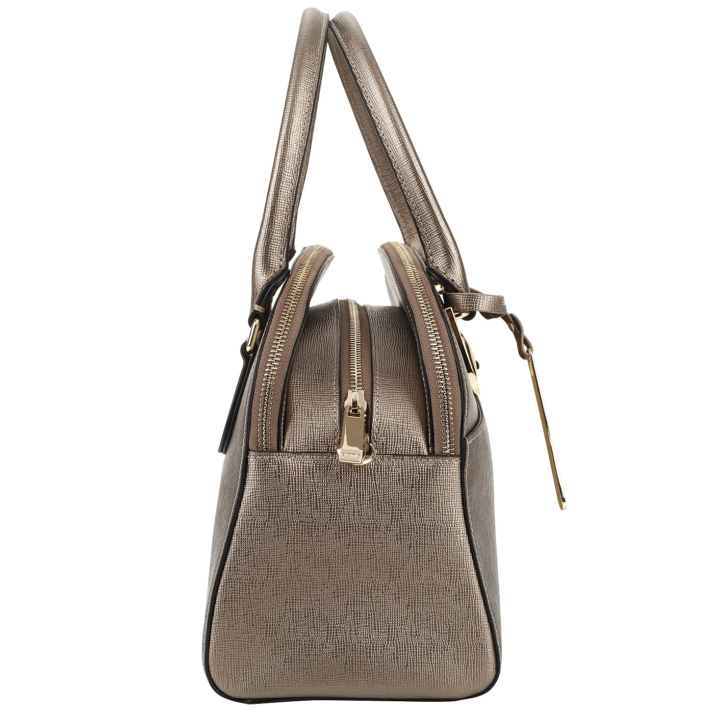 Сумка из сафьяна на молнии Cromia Mina