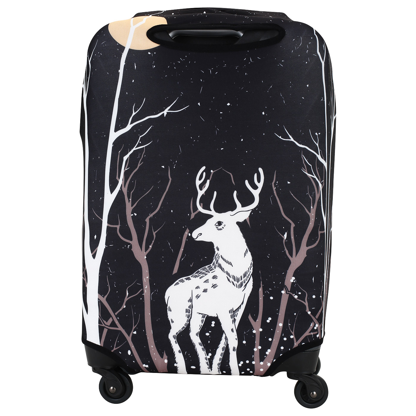 Чехол на компактный чемодан Eberhart Night Deer