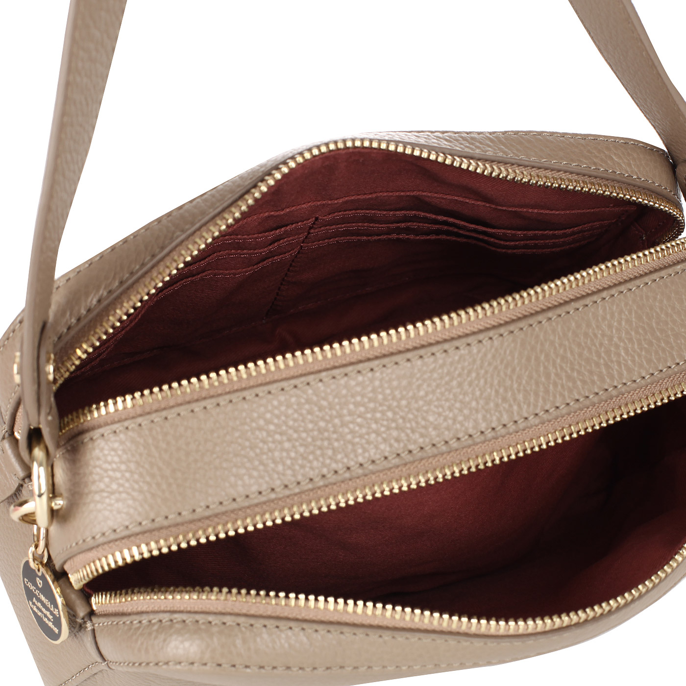 Кожаная сумочка через плечо Coccinelle Alpha