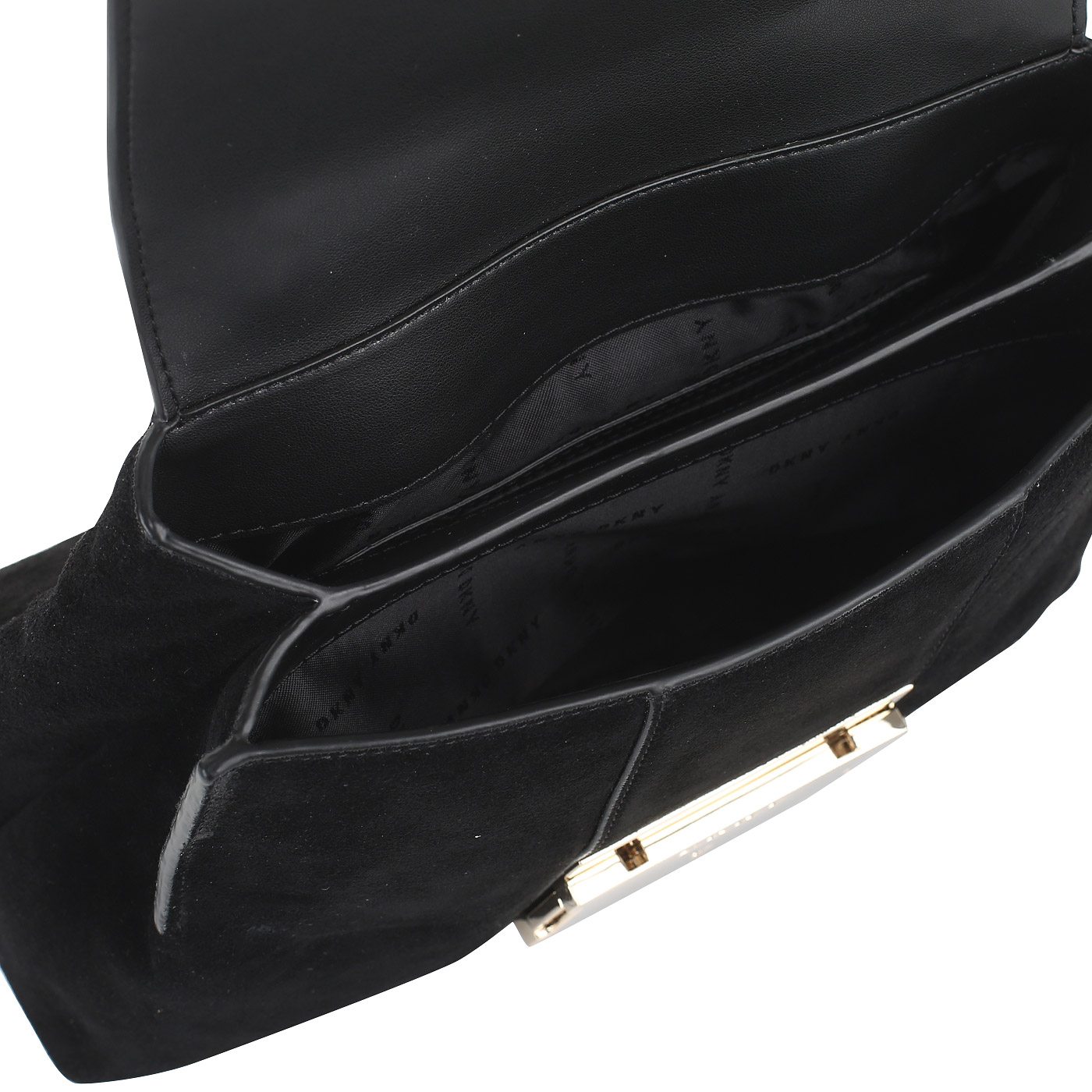 Сумка из натуральной замши DKNY Adam