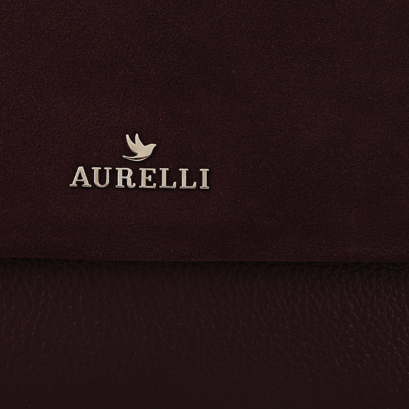 Сумочка из кожи и замши Aurelli Suede
