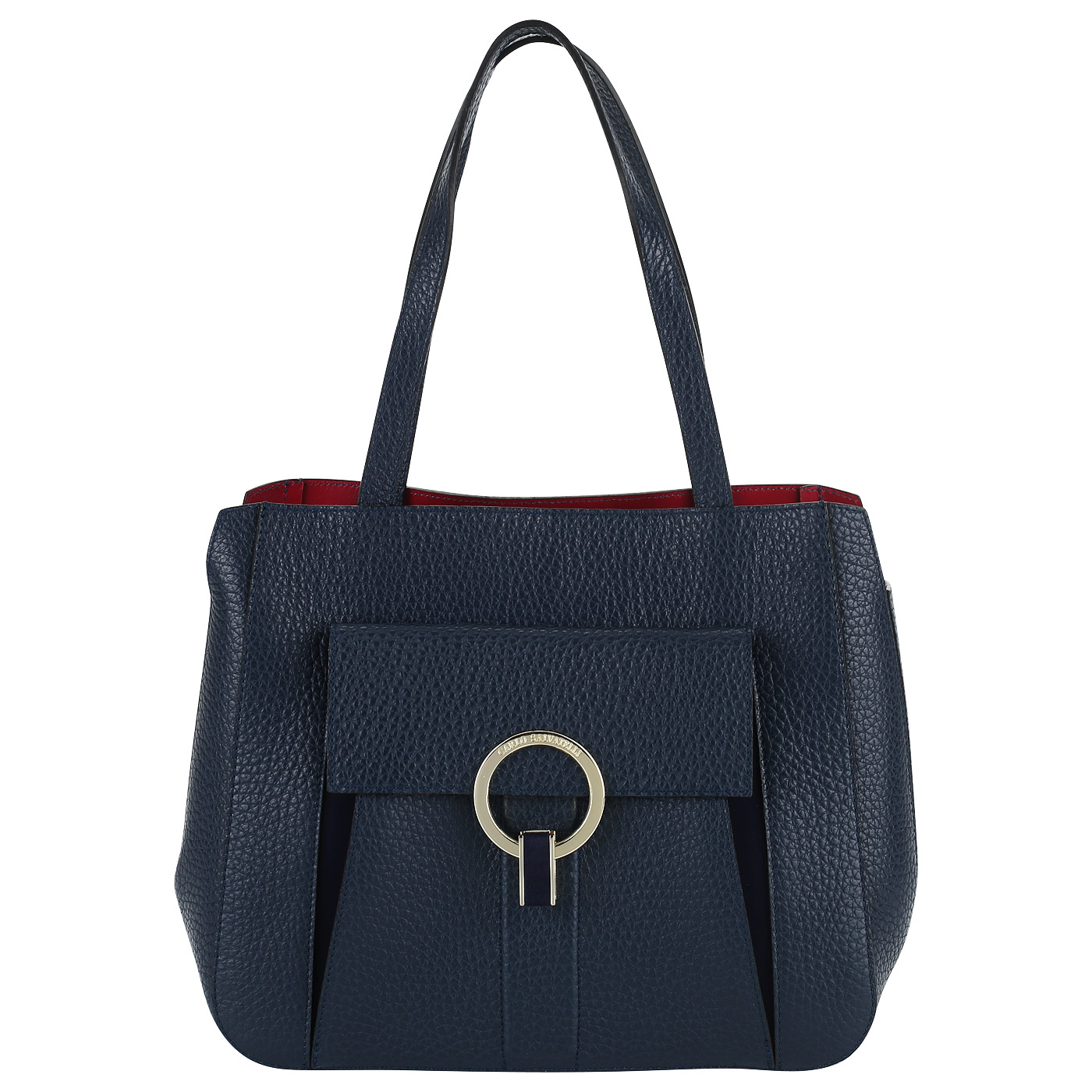 Carlo Salvatelli Кожаная сумка на двойной молнии